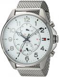 Tommy Hilfiger Men's Quartz Stainless Steel Casual Watch, Color:Silver-Toned (Model: 1791277)