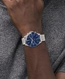 Tommy Hilfiger Men's Quartz Stainless Steel and Link Bracelet Watch, Color: Blue (Model: 1791917)