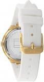 Tommy Hilfiger Women's Quartz Stainless Steel and Silicone Strap Watch, Color: White (Model: 1782473)