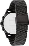 Tommy Hilfiger 1710505 Men's Stainless Steel Case and Mesh Bracelet Watch Color: Black