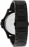 Tommy Hilfiger Men's Quartz Stainless Steel and Link Bracelet Watch, Color: Black (Model: 1791996)