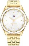 Tommy Hilfiger Women's Quartz Watch with Gold Plated Steel Strap, 19 (Model: 178...