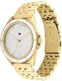 Tommy Hilfiger Women's Quartz Watch with Gold Plated Steel Strap, 19 (Model: 1782483)