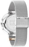 Tommy Hilfiger Women's Stainless Steel Case and Mesh Bracelet Watch, Color: Silver (Model: 1782537)