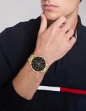 Tommy Hilfiger Men's Multifunction Stainless Steel and Mesh Bracelet Watch, Color: Black (Model: 1791989)