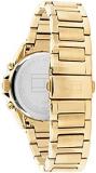 Tommy Hilfiger Women's Quartz Multifunction Stainless Steel and Link Bracelet Watch, Color: Gold (Model: 1782385)