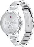 Tommy Hilfiger Women's Quartz Watch with Stainless Steel Strap, Silver, 18 (Model: 1782450)