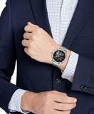 Tommy Hilfiger Men's Multifunction Stainless Steel and Link Bracelet Watch, Color: Black (Model: 1710477)