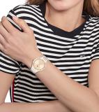Tommy Hilfiger Women's Quartz Stainless Steel and Link Bracelet Watch, Color: Light Rose Gold (Model: 1782476)