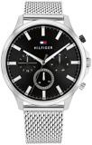 Tommy Hilfiger 1710498 Men's Stainless Steel Case and Mesh Bracelet Watch Color: Silver