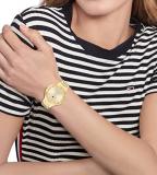 Tommy Hilfiger Women's Quartz Stainless Steel and Link Bracelet Watch, Color: Light Champagne (Model: 1782477)