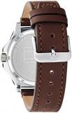 Tommy Hilfiger 1710484 Men's Stainless Steel Case and Leather Strap Watch Color: Brown