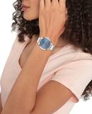 Tommy Hilfiger Women's Quartz Stainless Steel and Link Bracelet Watch, Color: Blue (Model: 1782496)