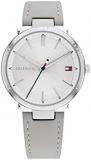 Tommy Hilfiger Women's Quartz Stainless Steel and Leather Strap Watch, Color: Be...