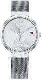 Tommy Hilfiger Women's Quartz Watch with Stainless Steel Strap, Silver, 15 (Mode...