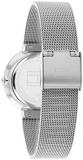 Tommy Hilfiger Women's Quartz Watch with Stainless Steel Strap, Silver, 15 (Model: 1782469)