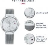 Tommy Hilfiger Women's Quartz Watch with Stainless Steel Strap, Silver, 15 (Model: 1782469)
