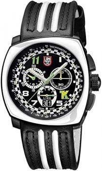 Luminox XL.1143 Men's Tony Kanaan Black and White Dial Strap Watch