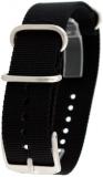 Luminox Black Watch Band Heavy Ribbed Nylon 22mm