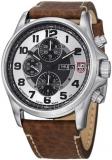 Luminox Silver Dial Stainless Steel Leather Chrono Automatic Men's Watch A.1869
