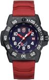 Luminox X Volition Navy Seal Set XS.3501.LM.VO.Set Mens Watch 45mm - Military Dive Watch in Red/Black/Blue Date Function 200m Water Resistant Sapphire Glass with Additional Strap