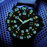 Luminox F-117 Nighthawk XA.6421 Mens Watch 44mm - Pilot Watch in Black Date Function Second Time Zone 200m Water Resistant Sapphire Glass