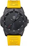 Luminox Pacific Diver 44mm Black with Yellow Rubber Swiss Quartz Watch 3121.BO.G...