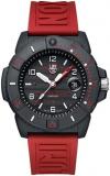 Luminox XS.3615.RF Men's Navy Seal Black Dial Red Strap Watch