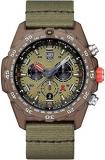 Luminox Bear Grylls Survival Master x #Tide Recycled Ocean Material Olive Green Swiss Made Chronograph Watch XB.3757.ECO