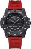 Luminox Master Carbon Seal Automatic XS.3875 Mens Watch 45mm - Military Dive Watch in Red/Black Date and Day Function 200m Water Resistant Sapphire Glass