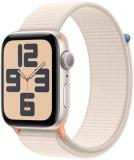 Apple Watch SE (2nd Gen) [GPS 44mm] Smartwatch with Starlight Aluminum Case with...