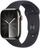 Apple Watch Series 9 [GPS + Cellular 45mm] Smartwatch with Graphite Stainless St...