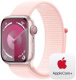 Apple Watch Series 9 [GPS + Cellular 41mm] Smartwatch with Pink Aluminum Case wi...