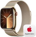 Apple Watch Series 9 [GPS + Cellular 41mm] Smartwatch with Gold Stainless Steel ...