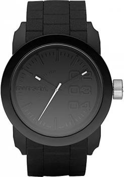 Diesel Color Domination Black Dial Black Silicone Unisex Watch DZ1437