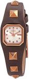 Diesel Women's 'Love Shackle' Quartz Stainless Steel and Leather Watch, Color:Br...