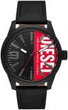 Diesel Rasp Nsbb Men's Watch Quartz/3 Hand Movement with 46mm Case and Leather S...