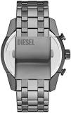 Diesel Watch for Men, Split Chronograph Movement, Stainless Steel Watch with A 51 mm Case Size