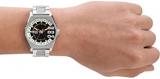Diesel Mens Watch Three Hand Movement with Scraper Stainless Steel Watch with 43mm Case