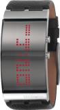 Diesel Men's DZ7092 Black SBA Scrolling LED Digital Black Dial Watch