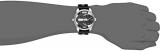 Diesel Men's DZ7307 Mini Daddy Stainless Steel Black Leather Watch