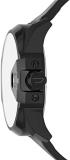 Diesel DZ7446 Black Dial Black Leather Strap Men's Uber Chief Three-Hand 54mm Watch