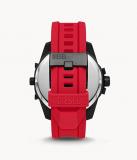 Diesel DZ7466 Black Dial Red Silicone Strap Three-Hand Men's Uber Chief 54mm Watch