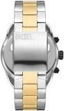 Diesel Spiked Men's Watch, Chronograph Watch with Stainless Steel Bracelet or Genuine Leather Band
