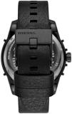 Diesel Caged Men's Watch with Stainless Steel Bracelet or Genuine Leather Band