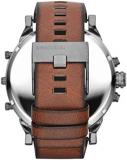Diesel Men's DZ7332 Mr Daddy 2.0 Gunmetal Brown Leather Watch