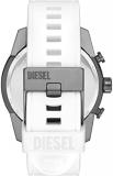 Diesel Watch for Men Split Quartz/Chrono movement 51mm case size with a Silicone strap DZ4631, Strap