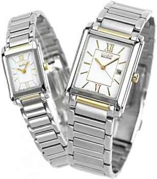 Citizen FRA59-2432 FRA36-2432 Men's Women's Wrist Watch Pair