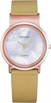 Citizen White Mother of Pearl Dial Ladies Watch EG7073-16Y