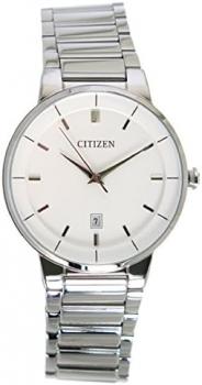 Citizen BI5010-59A Men's Watch, Quartz, White, Overseas Model, Silver, Bracelet Type